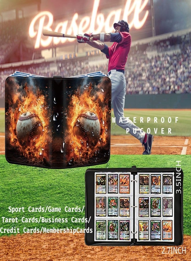 CHIMORY Baseball Card Binder 900 Pockets, Trading Card Collection Sports Card Binder with 50 Removable Sleeves, Double Sided Pocket Sport Card Holder PU Leather Collectible Trading Card Albums Storage - Image 5